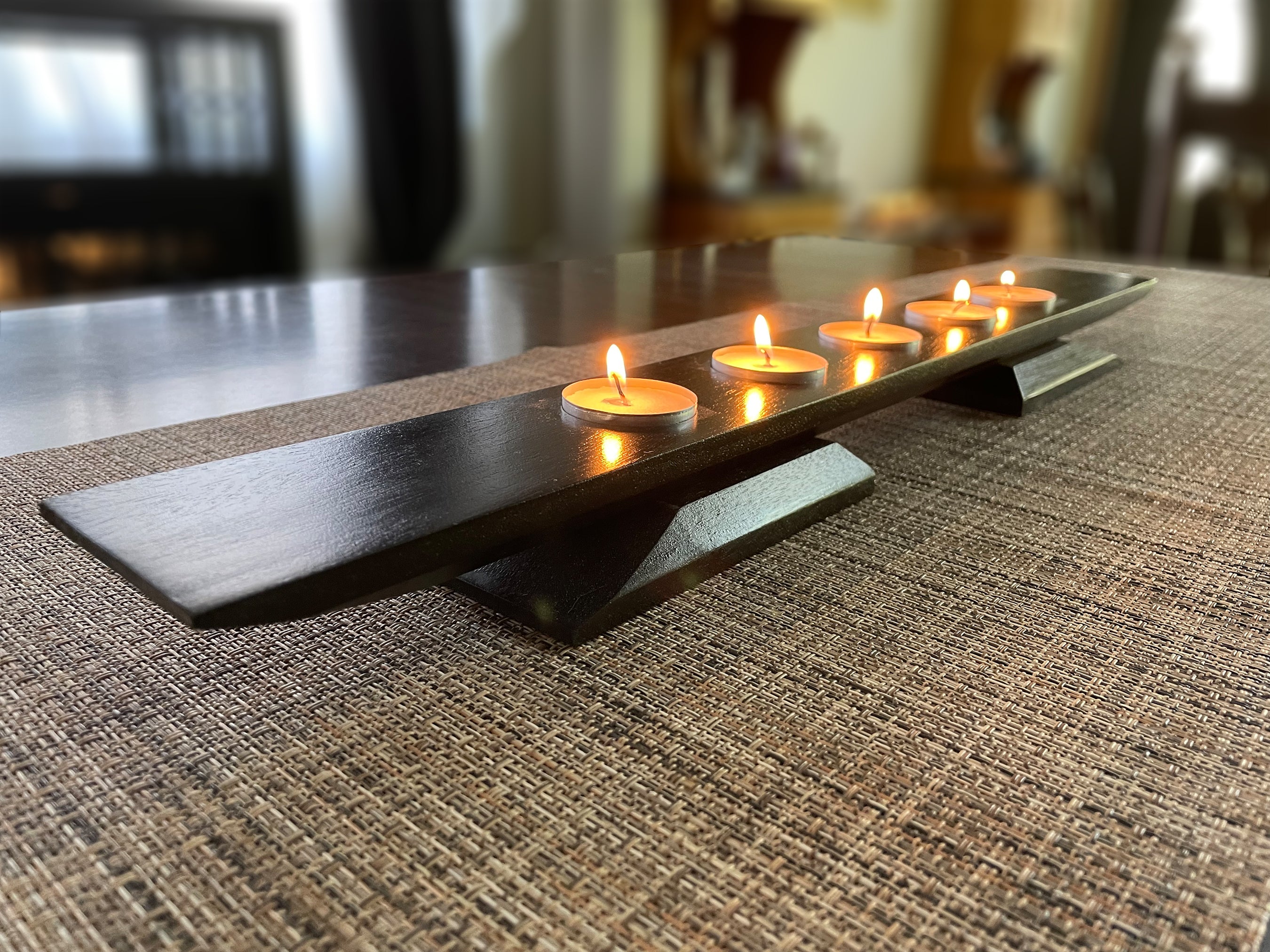 Illuminate Your Home with Handmade Black Candle Holders