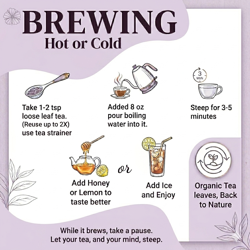 Hormone Balance Tea for Women – PMS Relief, Bloating Support, Calm Mood Herbal Tea (Caffeine-Free)