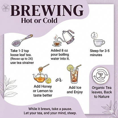 Hormone Balance Tea for Women – PMS Relief, Bloating Support, Calm Mood Herbal Tea (Caffeine-Free)