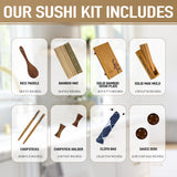 Luxury Sushi Kit with 15 Pieces - Handmade