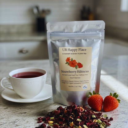 Strawberry Hibiscus Herbal Tea