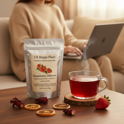 Strawberry Hibiscus Herbal Tea