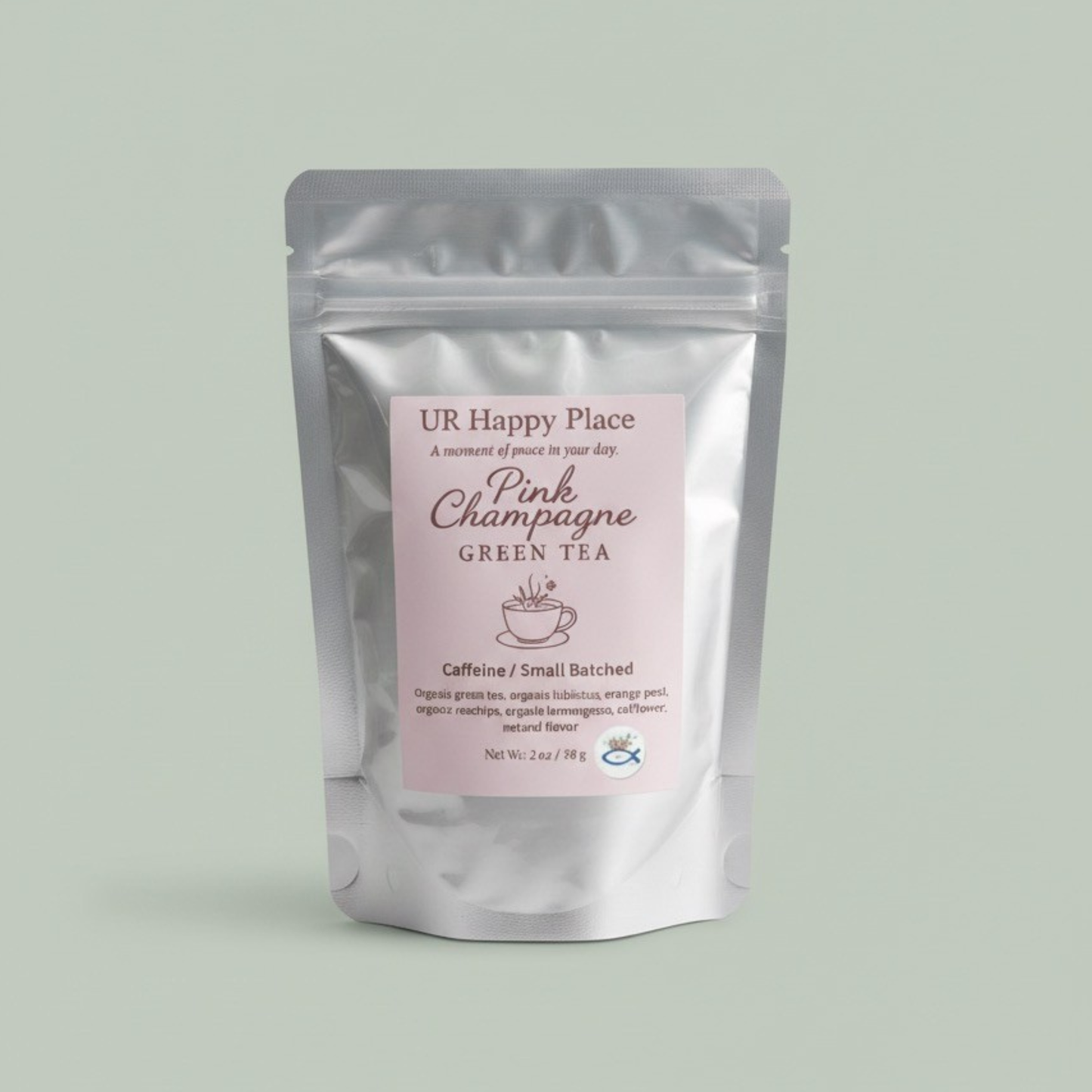 Pink Champagne Green Tea