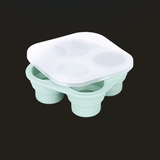 UR Happy Place Silicone Freezer Tray with Lid – 1 Cup Capacity – Easy Release Molds for Juices, Ice, Puree, and More – Microwave & Dishwasher Safe – Perfect for Meal Prep – Kitchen & Dining