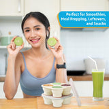 UR Happy Place Silicone Freezer Tray with Lid - Collapsible, BPA-Free, Food-Grade, Space-Saving, Easy-Release, Dishwasher-Microwave Safe