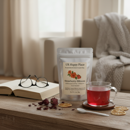 Strawberry Hibiscus Herbal Tea